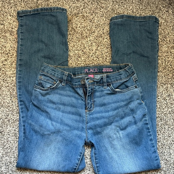 The Children's Place Blue Denim Jeans Bootcut - Picture 1 of 3